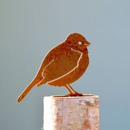 ElegantGardenDesign Field Sparrow | Wild Bird Art | Fence Decor | Bird Gifts for Mom | Bird Gifts for Men | Bird Lovers Gift | Metal Yard Art | Sparrow Art B709