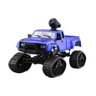 Elegantstunning elegantstunning Kids Car Toys Cars WiFi 2.4G Remote Control Car 1:16 Military Truck Off-Road Climbing Auto Toy Car Controller Toys WiFi Blue Snow Tire with Camera 1:16