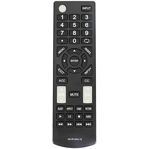  [아마존베스트]Elekpia NS-RC4NA-18 Remote Control Replacement for Insignia TVs