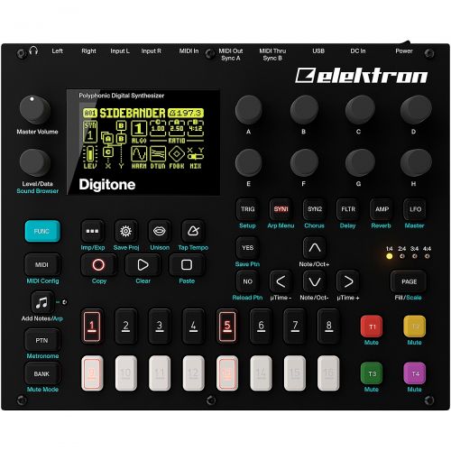  Elektron},description:The sound of steel monoliths and flickering neons signs. Icy, metallic perfection. Magnificent desolation. Through the unique and accessible take on FM synthe