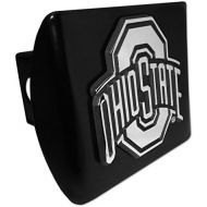 Elektroplate Ohio State University Buckeyes Black with Chrome “O” Emblem NCAA College Sports Trailer Hitch Cover Fits 2 Inch Auto Car Truck Receiver