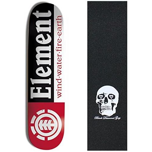  Element Skateboards Section Deck Skateboard 7.75 with Griptape