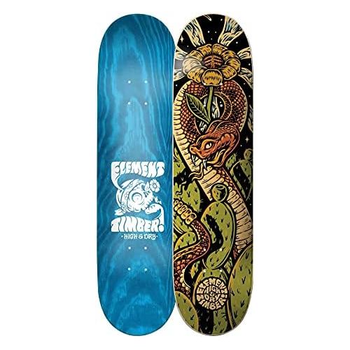  Element Timber High Dry Snake Skateboard Deck Sz 8.5in