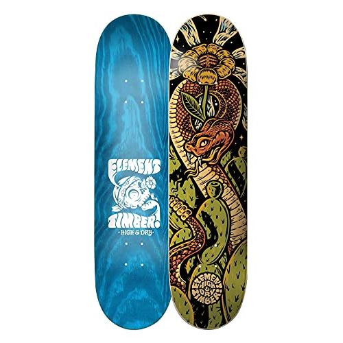  Element Timber High Dry Snake Skateboard Deck Sz 8.5in