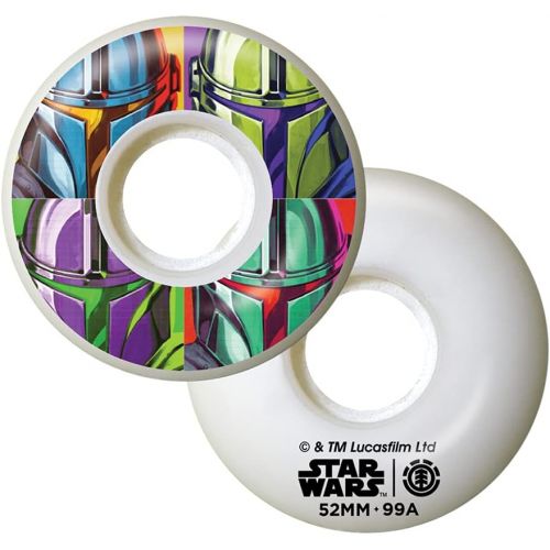  Element Skateboards Element x Star Wars Mando Card Skateboard Wheels - 52mm