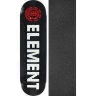 Element Skateboards Blazin Skateboard Deck - 8.25 x 32.25 with Mob Grip Perforated Black Griptape - Bundle of 2 Items