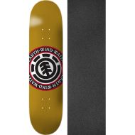 Element Skateboards Seal Skateboard Deck - 8.38 x 32 with Mob Grip Perforated Black Griptape - Bundle of 2 Items