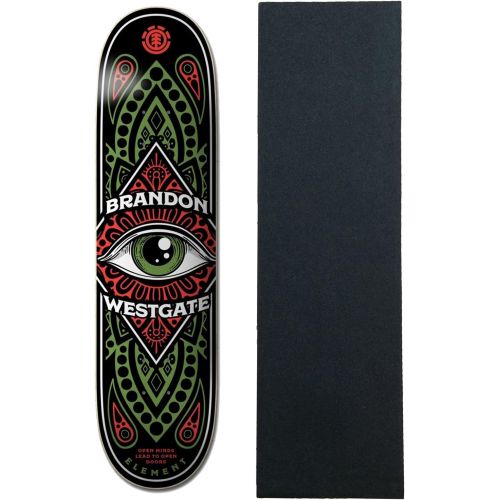  Element Skateboards Element Skateboard Deck Third Eye Westgate 8.0 with Grip