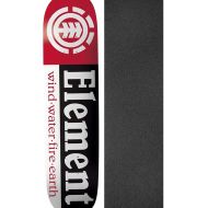 Element Skateboards Section Skateboard Deck - 7.75 x 31.75 with Mob Grip Perforated Black Griptape - Bundle of 2 Items