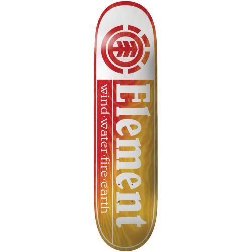  Element Skateboards Complete Section Red/Yellow 8.25 with 83A Soft Wheels