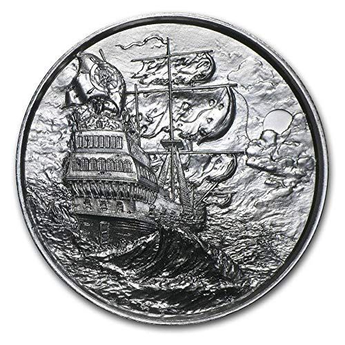  Elemental Privateer Series Complete Collection of 7 Stunning Ultra High Relief 2 OZ Silver Rounds