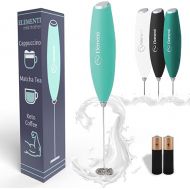 Elementi Milk Frother Wand (Batteries Included) - Coffee Stirrers Electric Mini Mixer for Powder Drinks - Electric Stirrer for Drinks - Electric Whisker for Mixing - Electric Drink Stirrer (Mint)