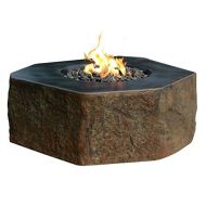 Elementi Columbia Cast Concrete Fire Pit - Natural Gas