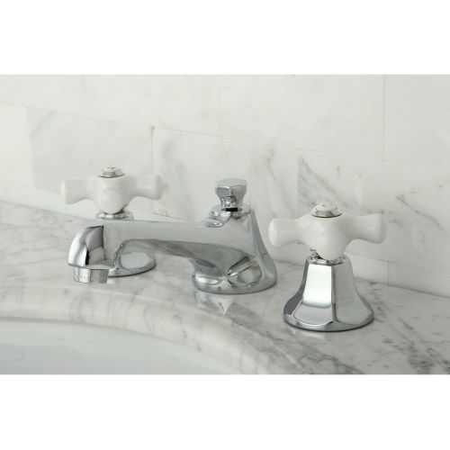  Elements of Design ES4461PX New York 2-Handle 8 To 16 Widespread Lavatory Faucet with Brass Pop-Up, 5-1/2, Polished Chrome