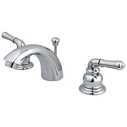  Elements of Design Victorian EB951 Mini Widespread Lavatory Faucet with Retail Pop-Up, 4-Inch to 8-Inch, Polished Chrome