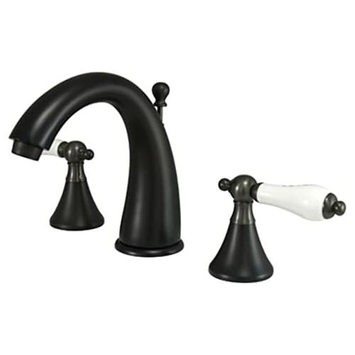  Nuvo Elements of Design ES2971PL St. Regis 2-Handle 8 to 16 Widespread Lavatory Faucet with Brass Pop-Up, 5-1/2, Polished Chrome