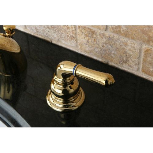  Elements of Design Victorian EB952 Mini Widespread Lavatory Faucet with Retail Pop-Up, 4-Inch to 8-Inch, Polished Brass