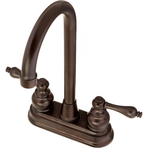  Elements of Design EB495AL Magellan 4 Centerset High-Arch Bar Faucet, 4-3/4 in Spout Reach, Oil Rubbed Bronze