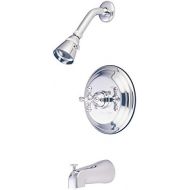 Elements of Design New York EB2631BX Single Handle Tub and Shower Faucet, Polished Chrome