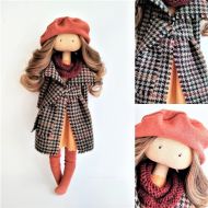 Tilda doll. Art doll. Rag doll. Fabric doll. Textile doll.Handmade doll. Doll for interior. Doll. Dolls ElenShudra. Textile toy. Toys.