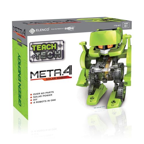  Elenco Teach Tech Meta.4 | Transforming Robot Kit | STEM Educational Toys for Kids 8+