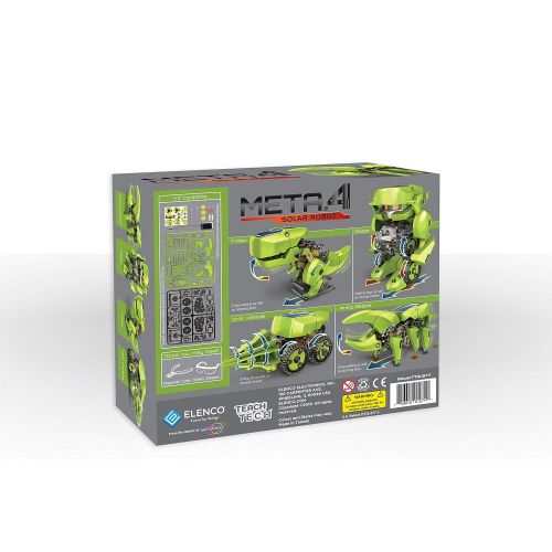  Elenco Teach Tech Meta.4 | Transforming Robot Kit | STEM Educational Toys for Kids 8+