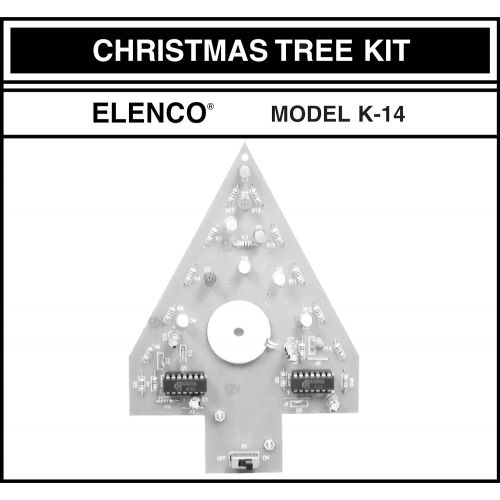  Elenco Christmas Tree Soldering Kit with Iron and Solder