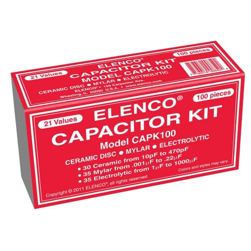  Elenco 100 Capacitor Component Kit - CAPK-100