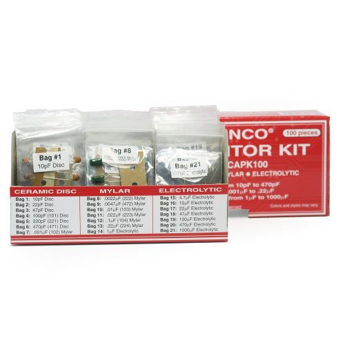  Elenco 100 Capacitor Component Kit - CAPK-100