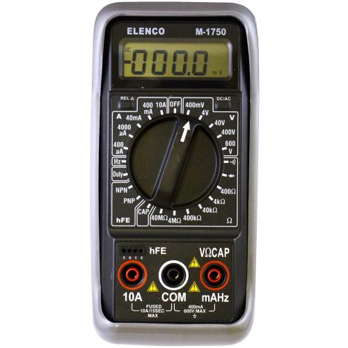  Elenco Digital Mulitmeter with 3 1/2 Digit Display