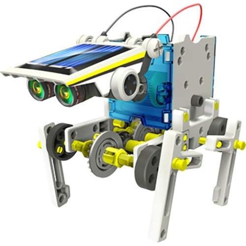  Elenco Teach Tech SolarBot.14, Transforming Solar Robot Kit, STEM Learning Toys for Kids 10+