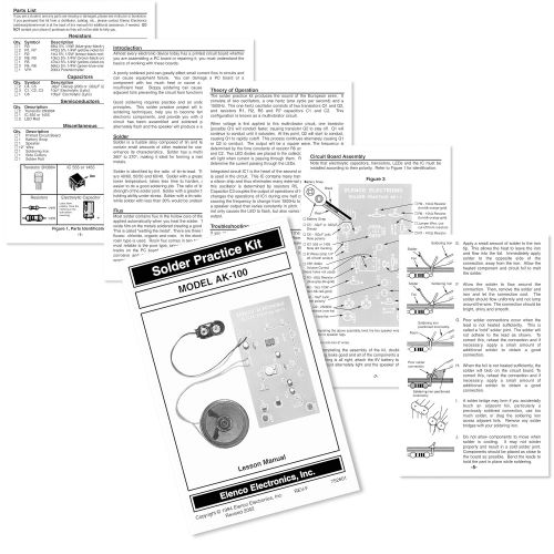  Elenco AmeriKit Learn to Solder Kit