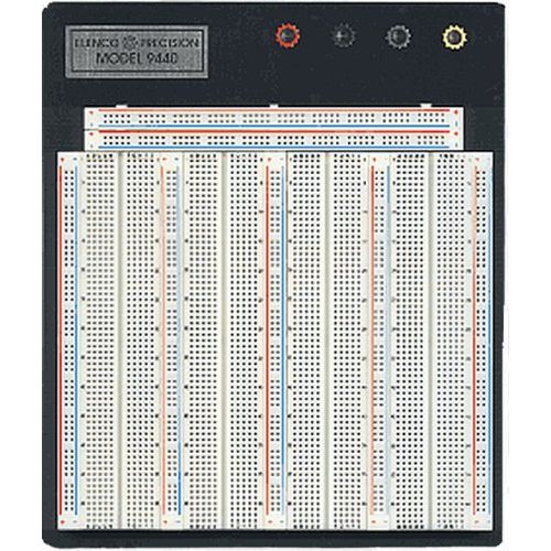  Elenco Breadboard | 3742 Total Contact Points | PLUS JW-350 with 350 Pre-Formed Jumper Wires | Make DIY - College - High School - Prototyping Projects Easier | 9480WK