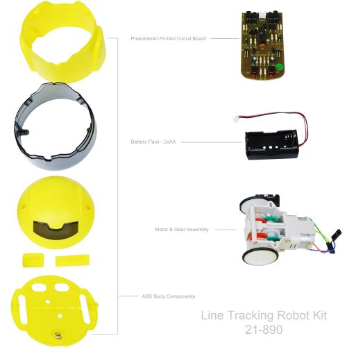  Elenco Line Tracking Robot Kit