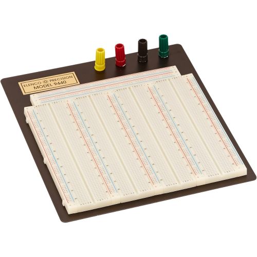  Elenco Breadboard | 3742 Total Contact Points | Make DIY - College - High School - Prototyping Projects Easier | 9440C