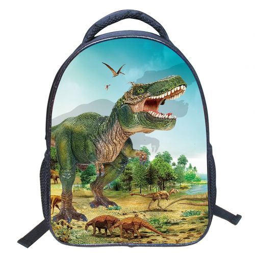  Eleoption 3D Kids Backpack Dinosaur Animal Printed Childrens School Bag for Kindergarten Toddler Boys Girls Elementary School (Dinosaur-5)