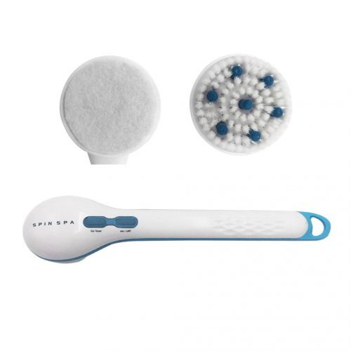  Eleoption ELEOPTION Electronic Spin Spa Body Brush with Long Handle and Ultra-soft Bristles, Soft Silicone...