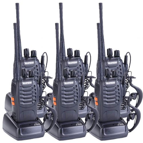  Elephant Xu Baofeng BF-888S Walkie Talkies Long Range Two Way Radio 16 Channels Rechargeable 2 Way Radio Built...