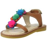 Elephantito Girls Caribe Pom Sandal-K, Multi Color 11.5 M US Little Kid