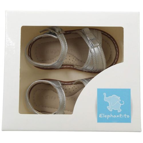  Elephantito Lili Crossed Sandal W/Bow (Toddler/Little Kid),