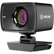 Elgato Facecam - 1080p60 True Full HD Webcam for Live Streaming, Gaming, Video Calls, Sony Sensor, Advanced Light Correction, DSLR Style Control, works with OBS, Zoom, Teams, and more, for PC/Mac