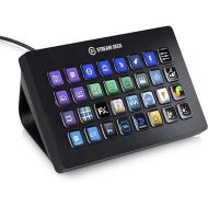 Elgato Stream Deck XL - Advanced Studio Controller, 32 macro keys, trigger actions in apps and software like OBS, Twitch, ?YouTube and more, works with Mac and PC