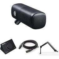 Elgato XLR Microphone Complete Bundle - Dynamic Mic, Boom Arm, XLR Cable, USB Interface, Free Mixer Software for Streaming, Podcasts, Vocal Recording, Starter-Friendly Audio Kit, PC/Mac