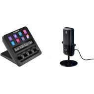 Elgato USB Audio Mix Bundle - Audio Mixer, Studio Controller, USB Condenser Microphone for Podcasting, Streaming, Gaming, Content Creators, customizable touch strip, dials and LCD keys, PC/Mac