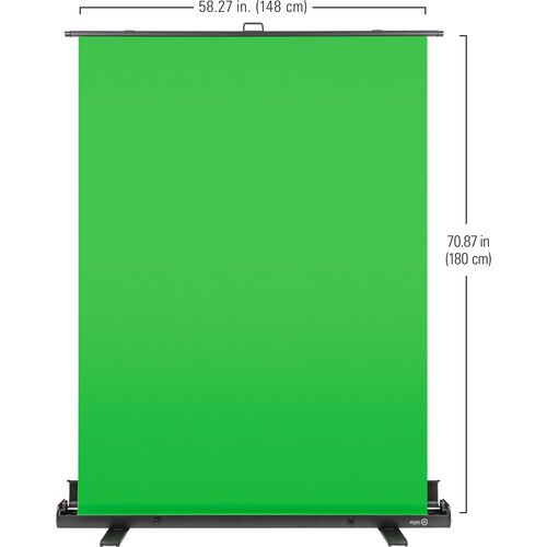  Elgato Retractable Green Screen (Chroma Green, 5 x 6')