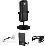 Elgato Wave:3 USB Microphone Bundle with Broadcast Mic Arm, Pop Filter, and Shockmount