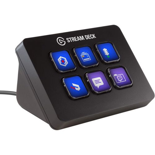  Elgato Stream Deck Mini - Live Content Creation Controller with 6 customizable LCD keys, for Windows 10 and macOS 10.11 or later