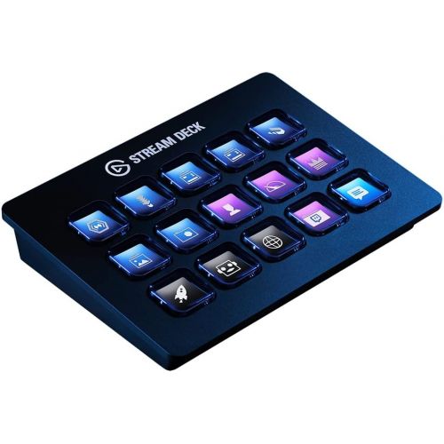  Elgato Stream Deck???Custom A 15?Pack of LCD Key with Live Content Create Controller (Authorized Distributor, 1?Year Manufacturer Warranty)