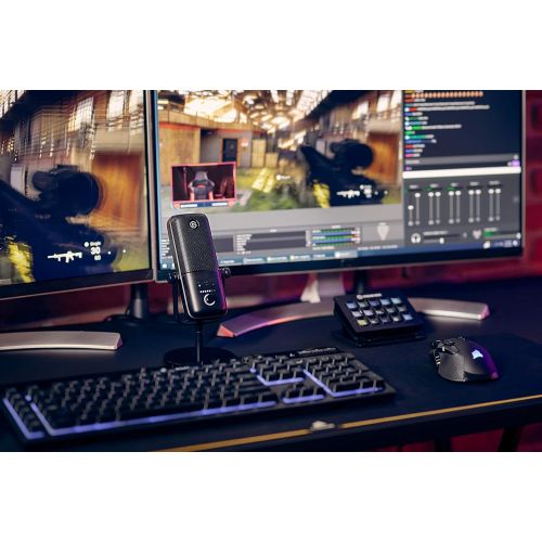  [무료배송] 방송용 콘덴서 마이크 엘가토 웨이브3 Elgato Elgato Wave: 3  USB Condenser Microphone and Digital Mixer for Streaming, Recording, Podcasting - Clipguard, Capacitive Mute, Plug & Play for PC / Mac