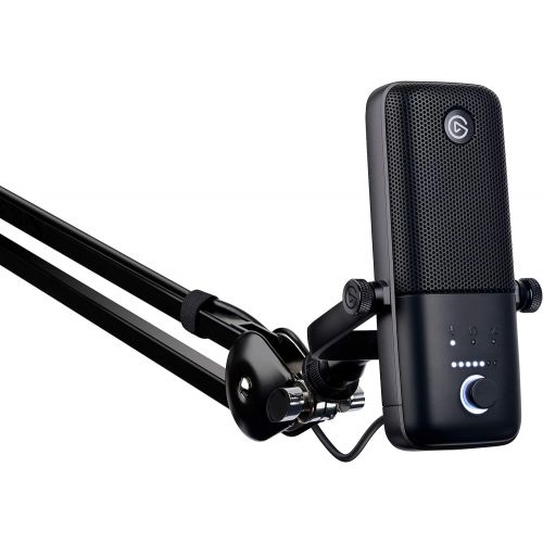  [아마존베스트]Elgato Wave:3  USB Condenser Microphone and Digital Mixer for Streaming, Recording, Podcasting - Clipguard, Capacitive Mute, Plug & Play for PC / Mac